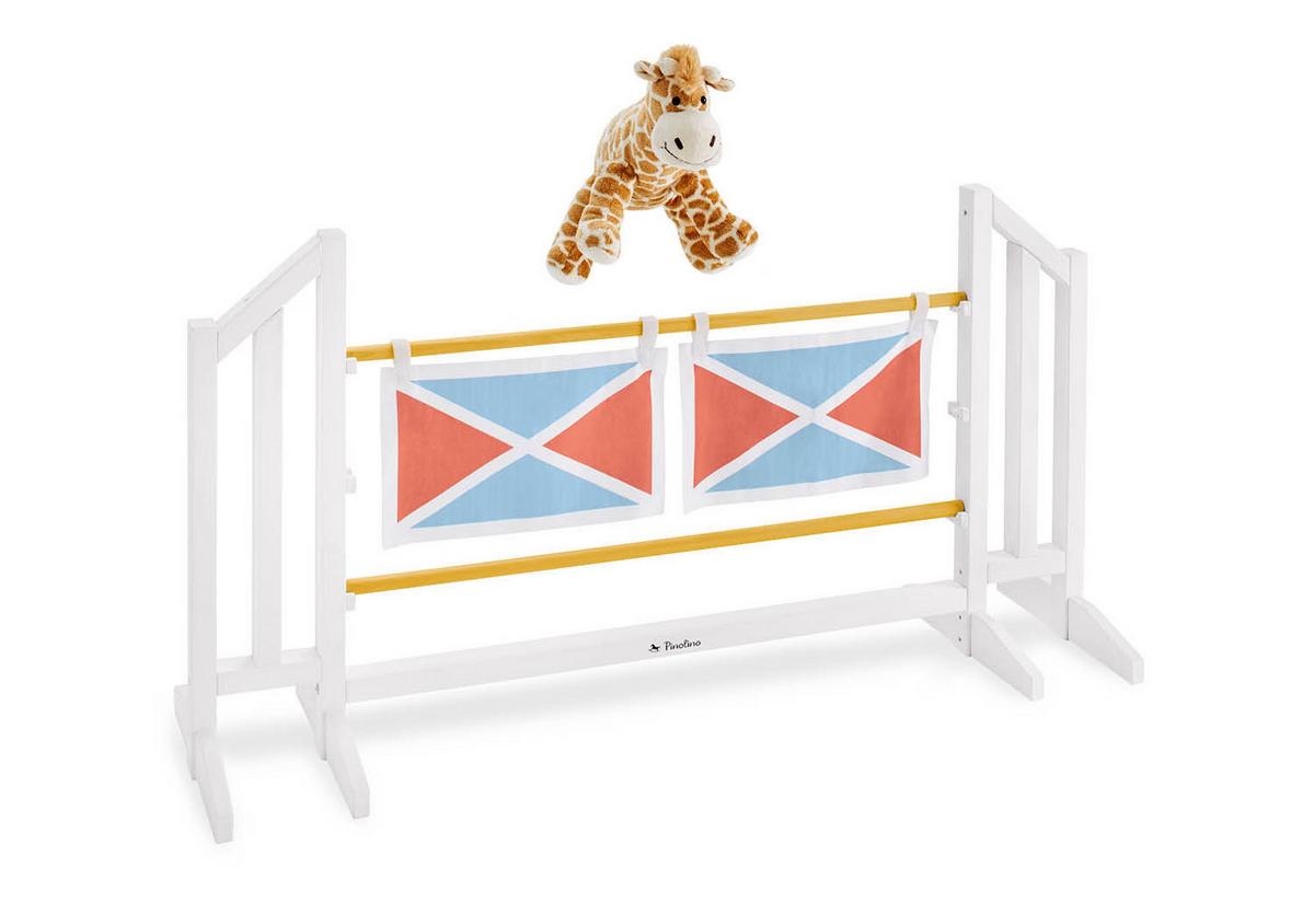 Hindernisparcour Hürden-Set - Blau/Gelb, Basics, Holz (119/62/34cm) - Pinolino