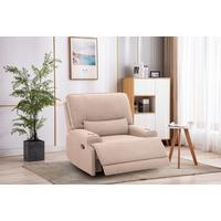 Relax Fotel Texas - mokka, Basics, textil/fa (122/106/102cm) - MID.YOU