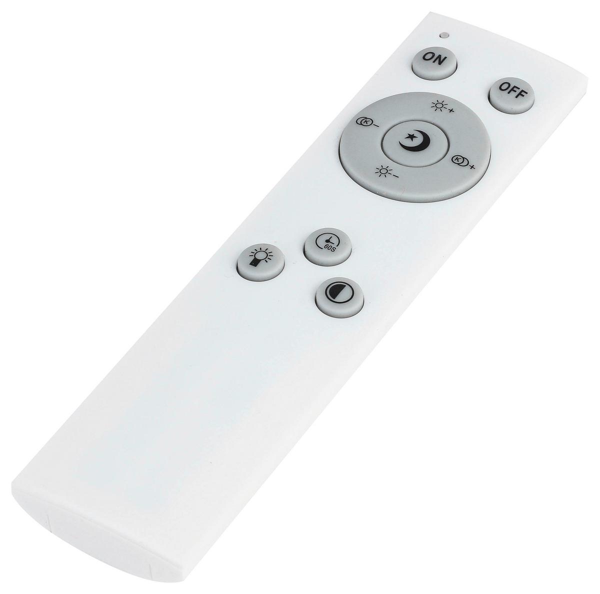 Led-deckenleuchte Edward - Silberfarben/Schwarz, MODERN, Kunststoff/Metall (66/40/7cm) - Luca Bessoni