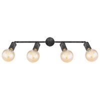 Strahler 4-Flammig verstellbar L: 60 cm - Nickelfarben, Basics, Metall (60/8/11cm) - Globo