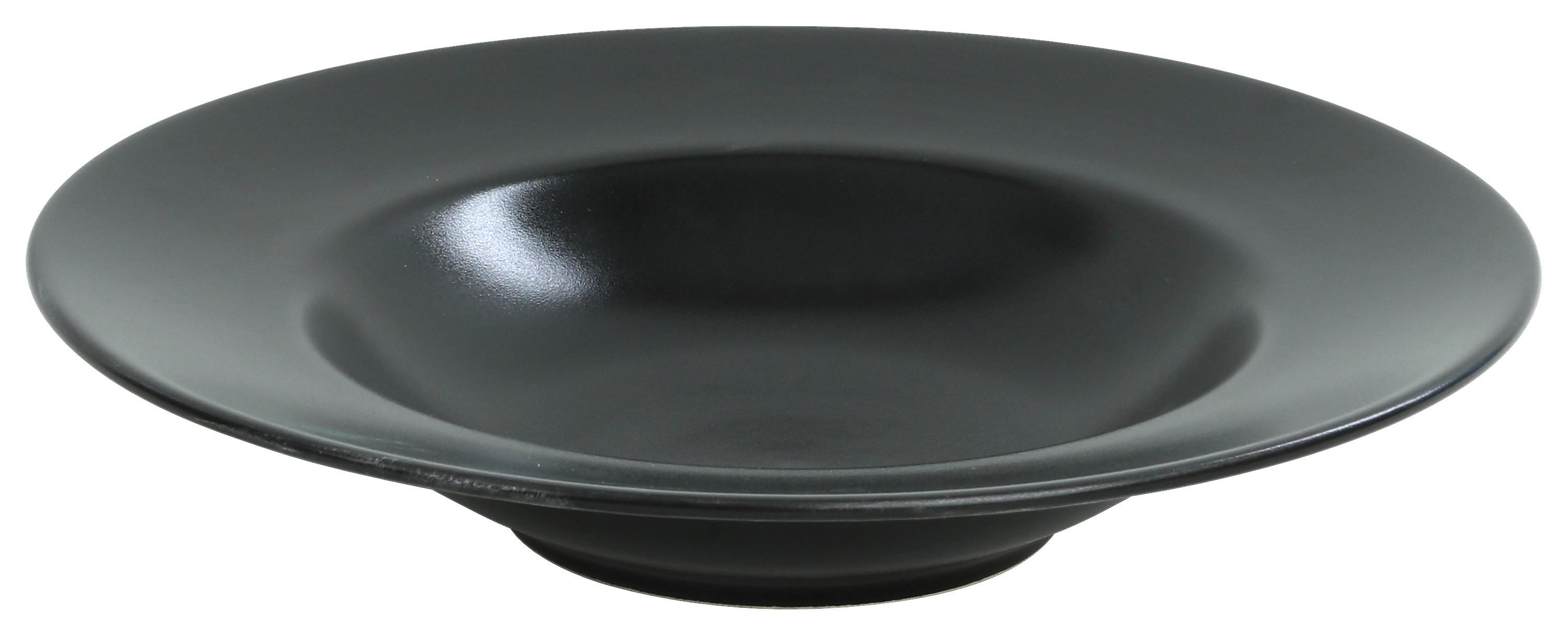 Talíř Na Těstoviny Melly - černá, Moderní, keramika (28/5,3cm) - Premium Living