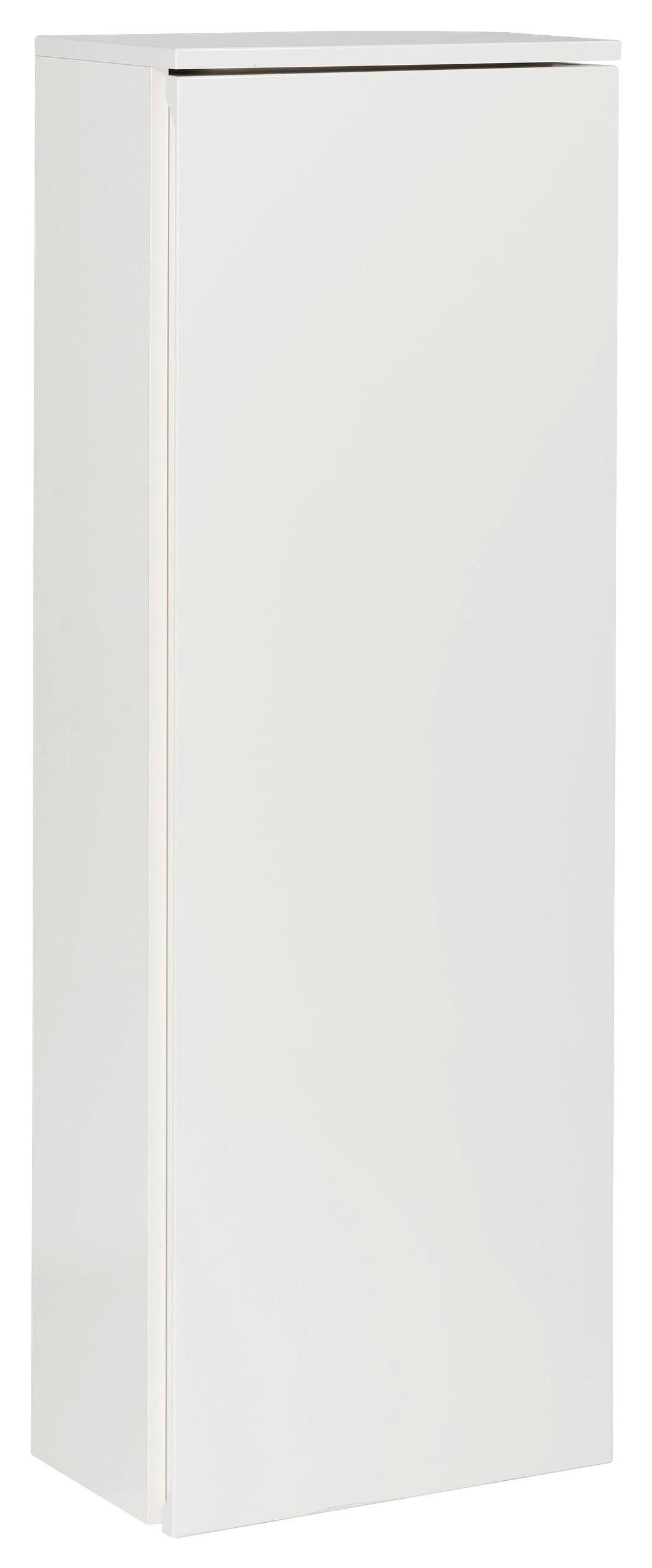 Unterschrank Ds Midi B: 40,5 cm Weiß - Weiß, MODERN, Glas/Holz (40,5/115,5/26cm) - MID.YOU