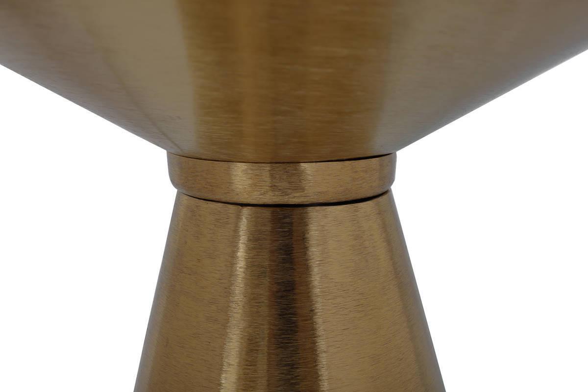 Beistelltisch Art Deco Goldfarben - Goldfarben, Trend, Metall (46/46/45cm) - Kayoom