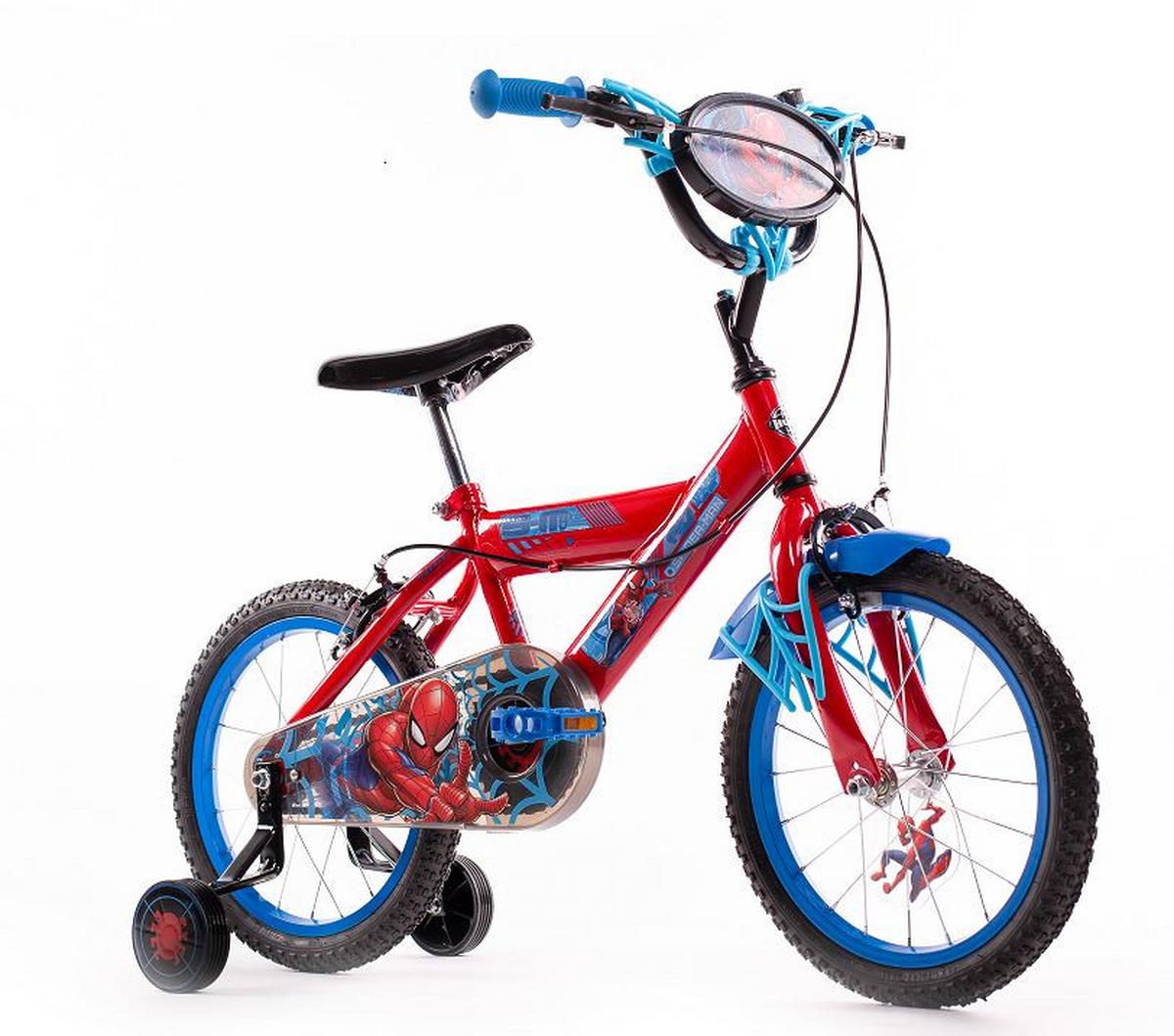 Kinderfahrrad Huffy Spider-Man 16in Bike - Blau/Rot, Basics, Metall (54/86/112cm)