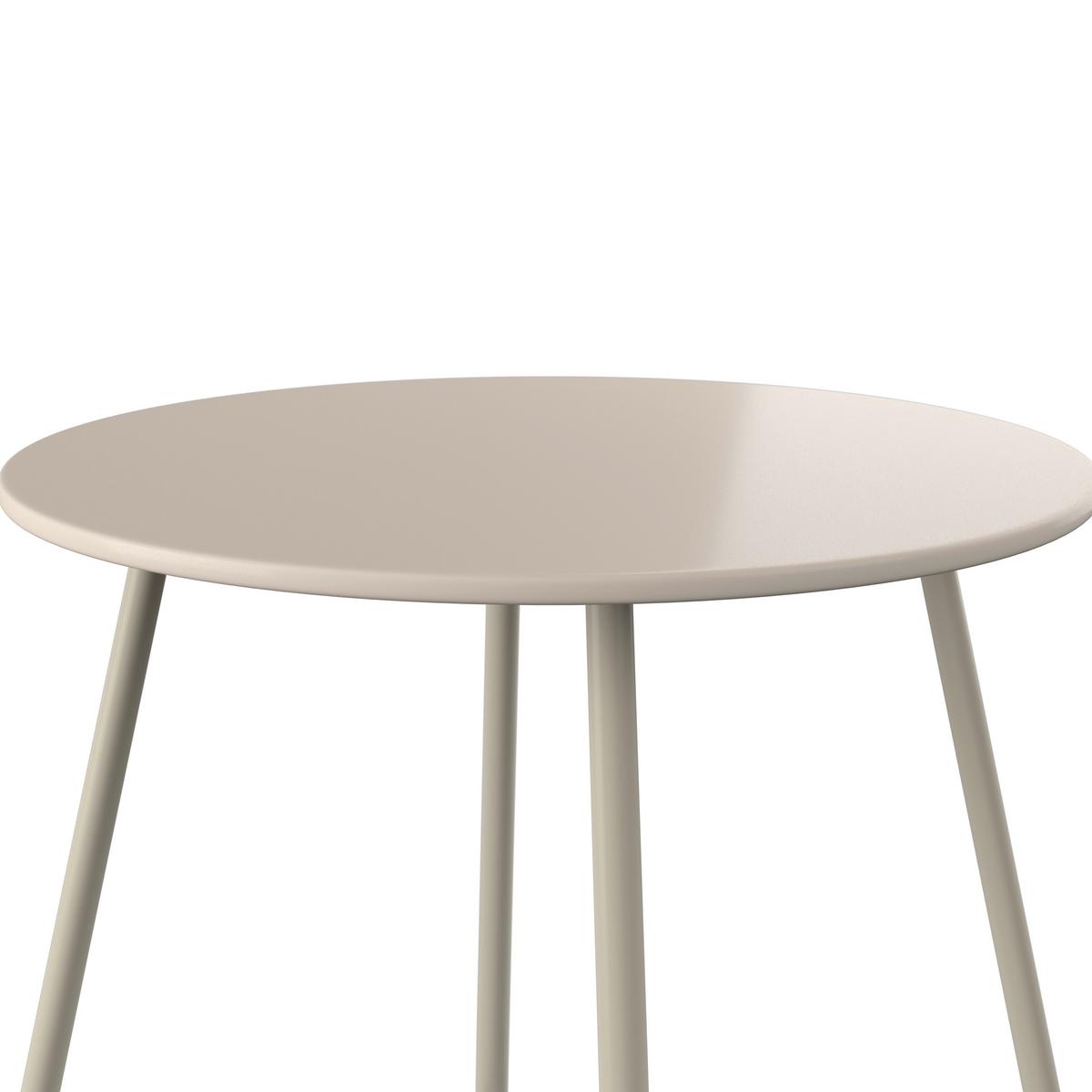 Dining-loungeset San Jose - Beige/Weiß, MODERN, Textil/Metall (67,5/45/106,5/45cm) - Beldano