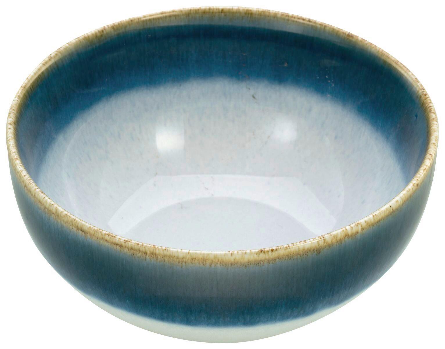 Miska Modrá - modrá, Moderní, keramika (17,5 cm/17,5 cm/8 cmcm) - Creatable