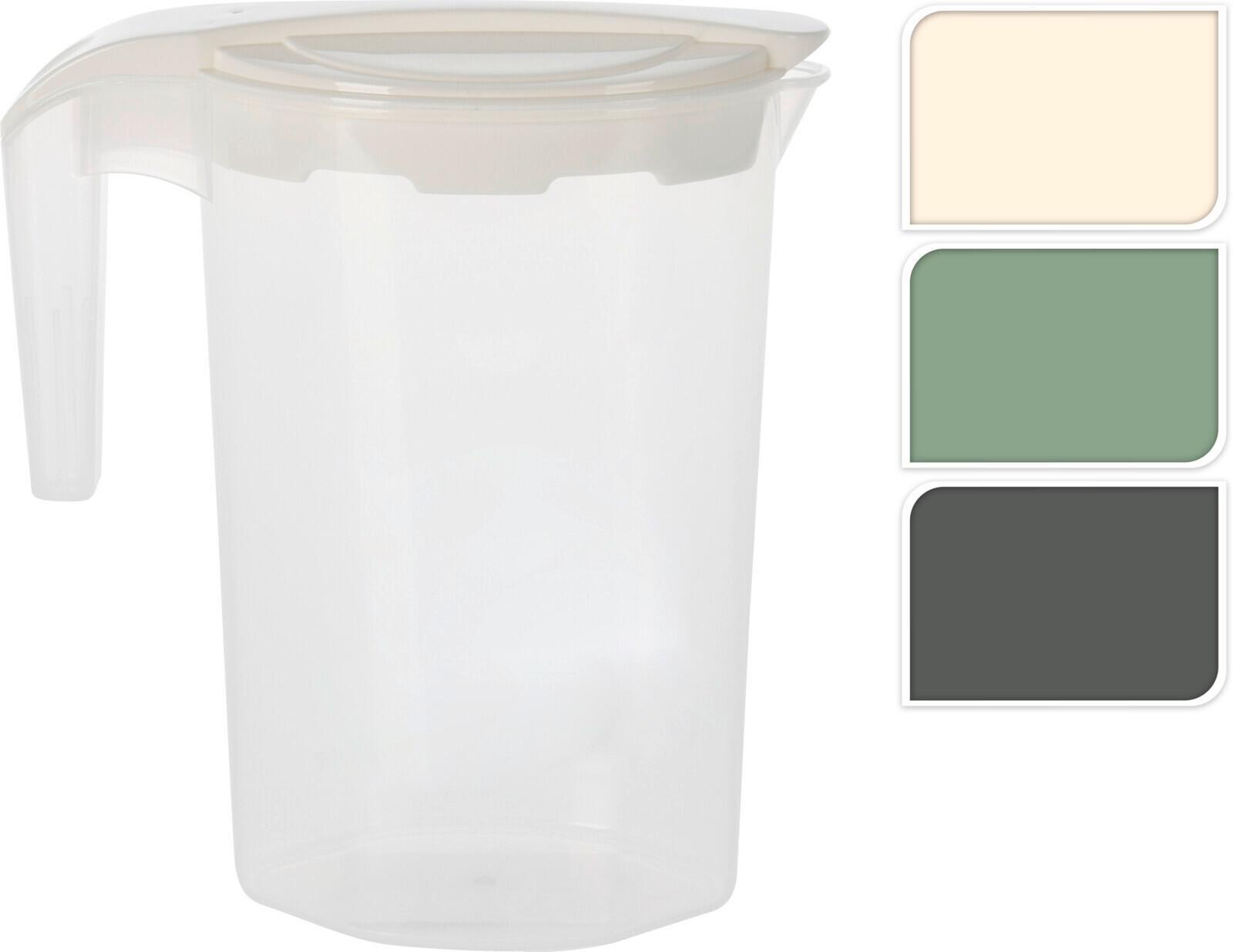 Džbán PITSCHER - krémová/zelená, Basics (1.75l)