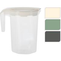 Džbán PITSCHER - krémová/zelená, Basics (1.75l)