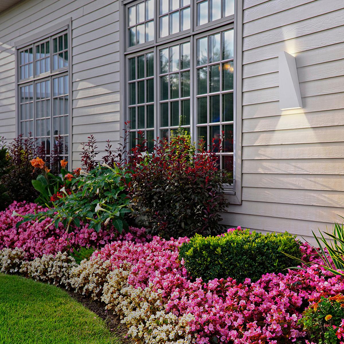 Außenwandleuchte Times Square - Weiß, Trend, Metall (9/20/9cm) - MAYTONI