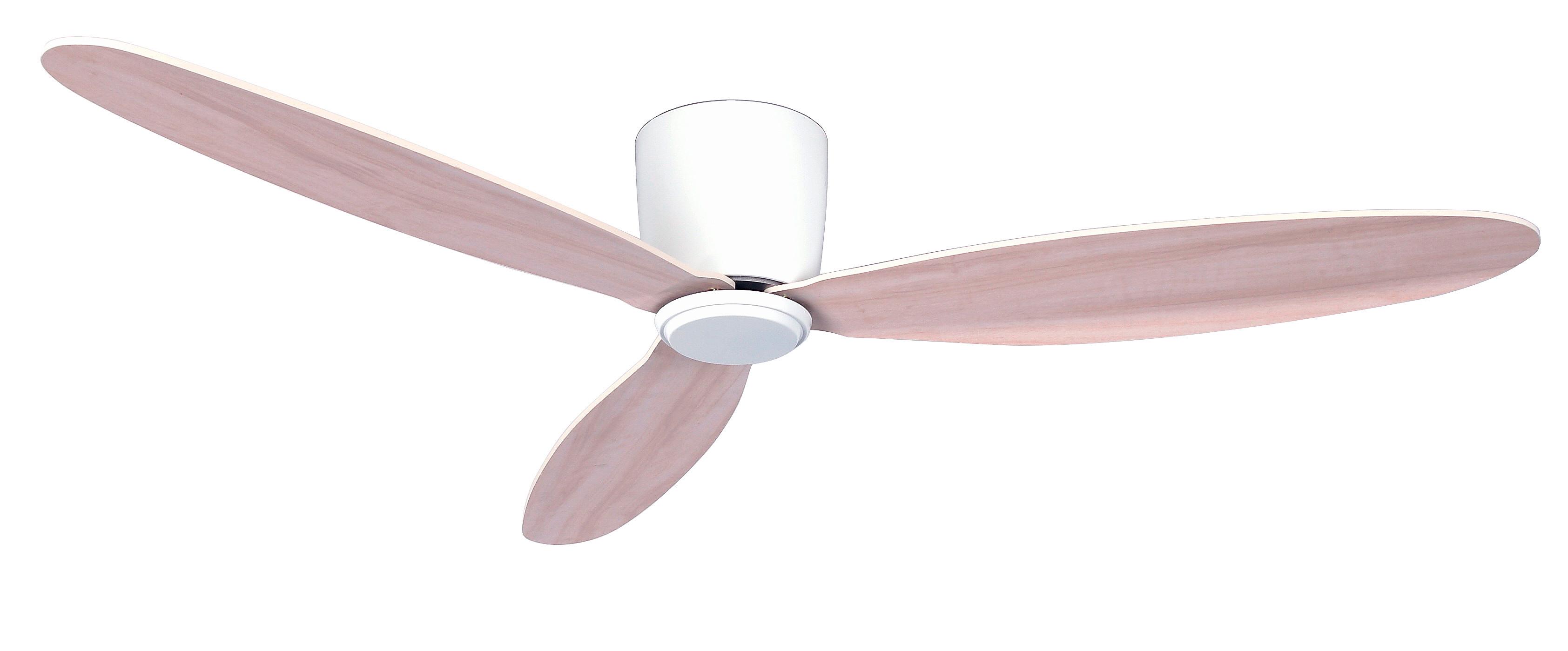 Deckenventilator Airfusion Radar Weiß 3-Flügel, Led - Weiß, Basics, Holzwerkstoff/Kunststoff (107/19cm) - P & B