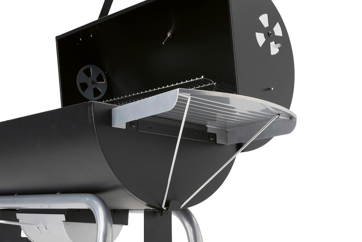 Holzkohlegrill Taurus - Schwarz, Basics, Holz/Metall (81/53/105cm)