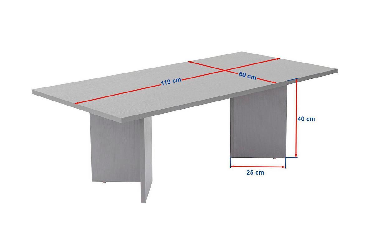 Couchtisch Sabin Pinienfarben B: 119cm - Pinienfarben, Design, Holzwerkstoff (119/40/60cm) - MID.YOU