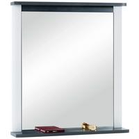 Tükör Alassio - fehér, Modern, faalapú anyag (85/91/10cm) - Luca Bessoni