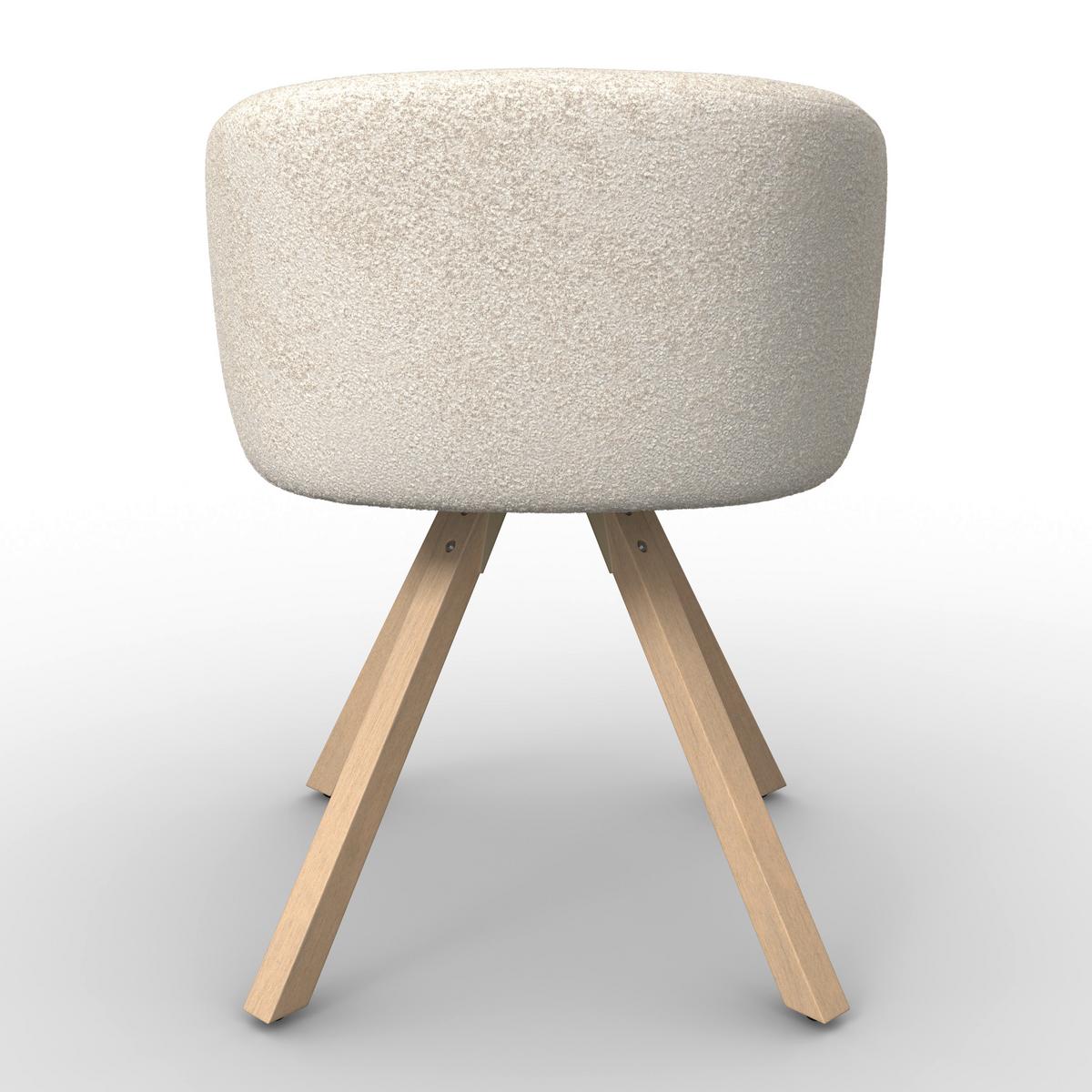 ŽIDLE S PODRUČKAMI NAYA - krémová/barvy buku, Moderní, dřevo/textil (62/65/81cm) - Bessagi Home