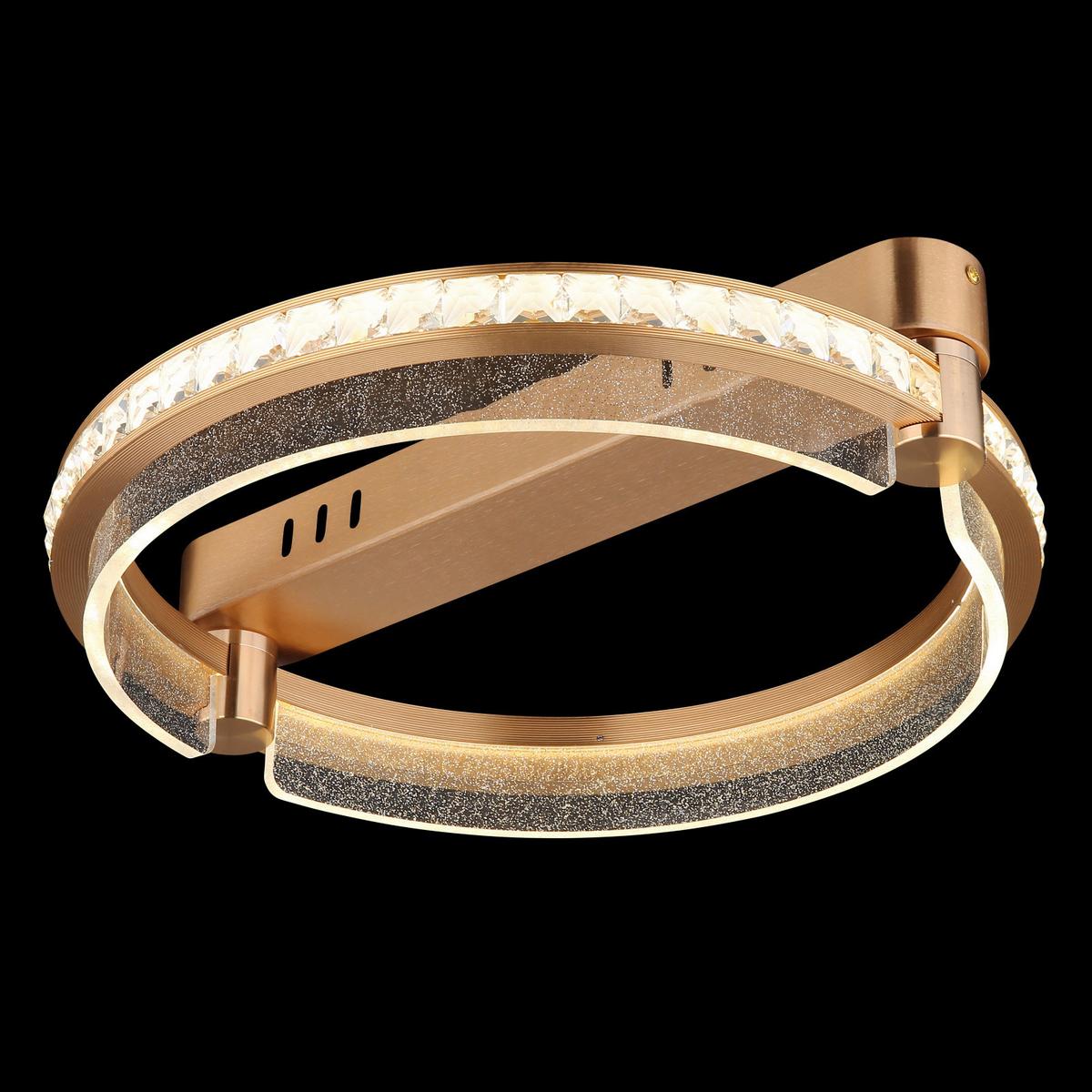 Led Mennyezeti Lámpa 67196-36 Blondie - aranyszínű, Design, műanyag/fém (40/100cm) - Globo