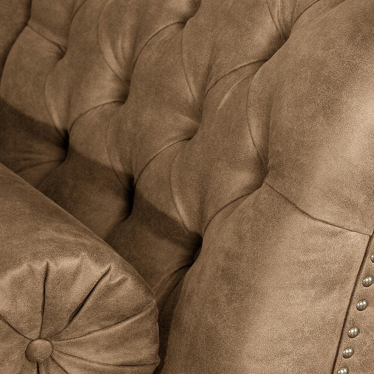 Récamiere Pako Braun B: 185cm - Braun, Design, Textil (185/93/75cm) - Livetastic