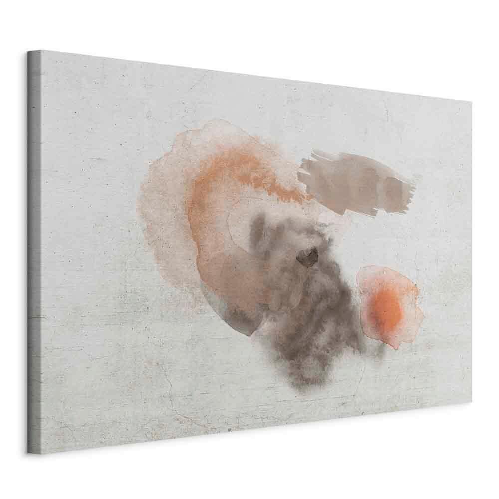 Leinwandbild Grauweiß Cognac B: 60 Cm