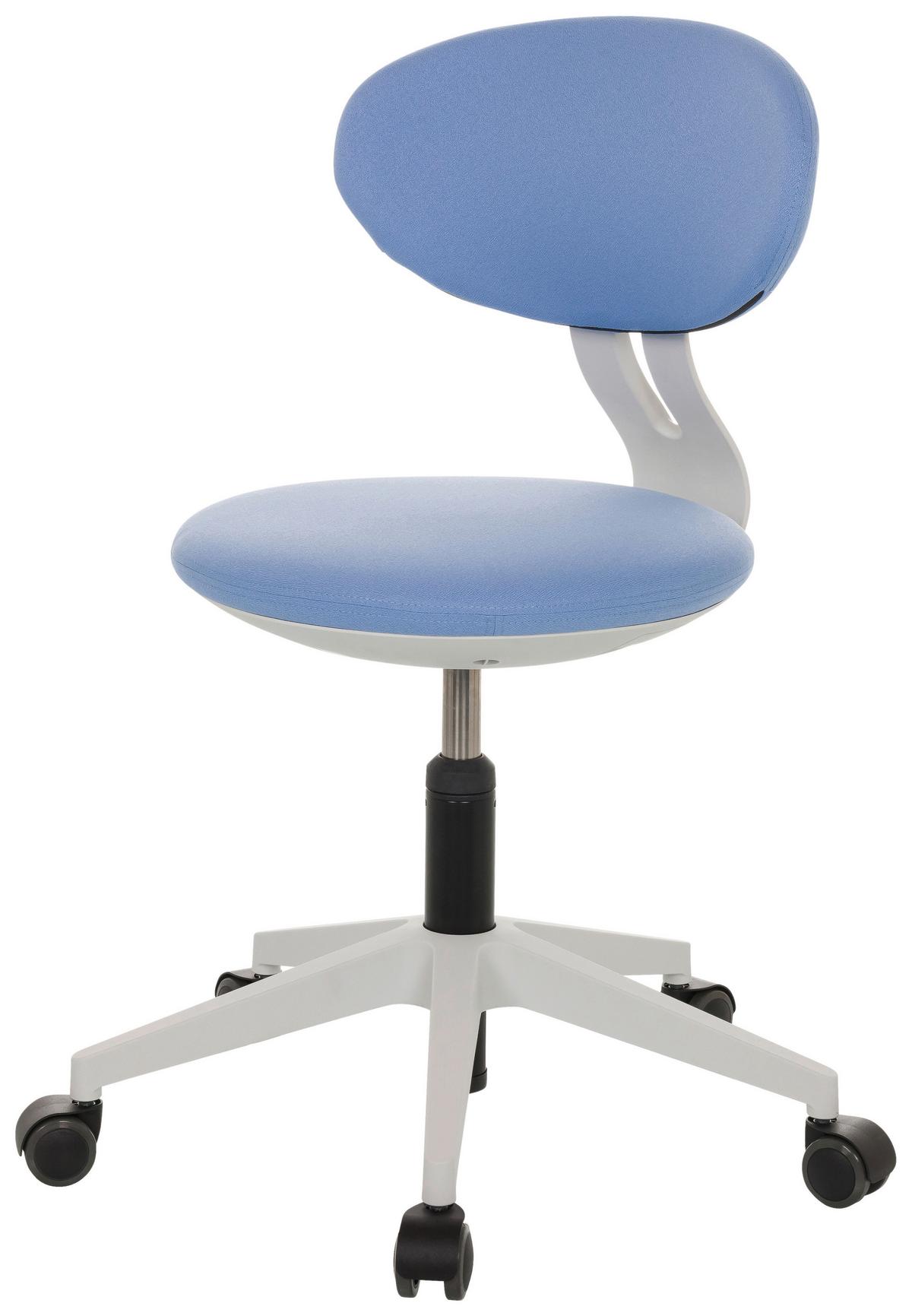Jugenddrehstuhl Minimovo - Blau/Grau, Basics, Kunststoff/Textil (42/66-87/52cm) - MID.YOU