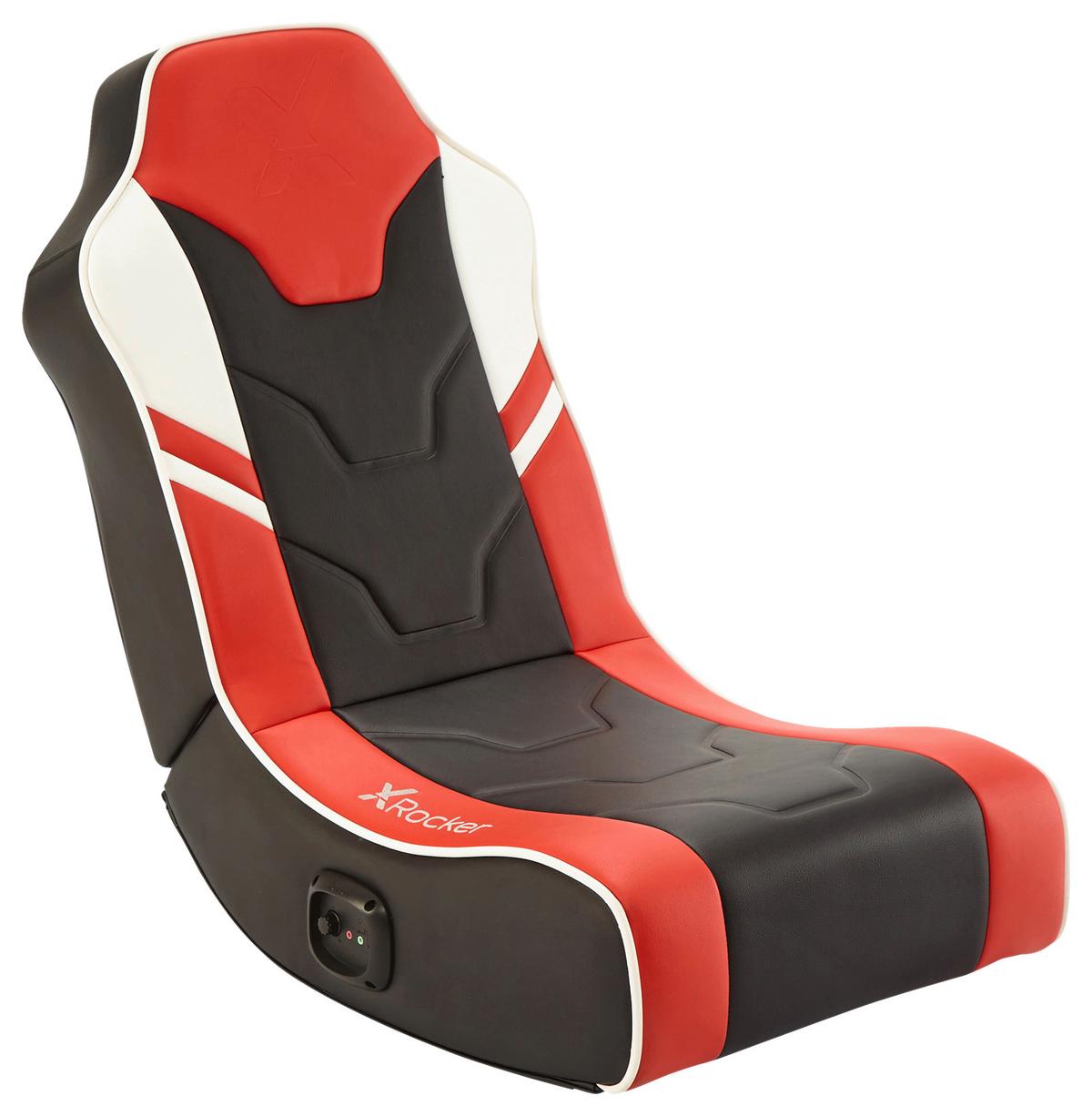 Gamingsessel Shadow 2.0 - Rot, MODERN, Textil (42/64/75cm) - X Rocker