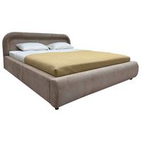 Polsterbett Dafne Beige Lf: 140x200 Cm - Eichefarben/Beige, MODERN, Holz/Textil (140/200cm) - Livetastic