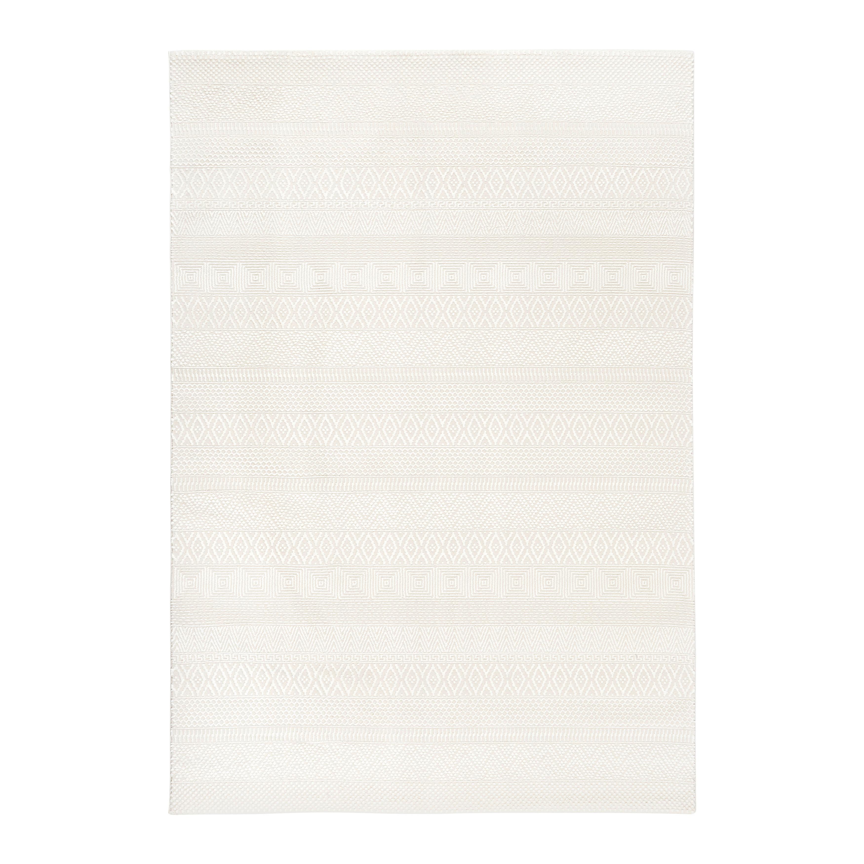 Tkaný koberec SIGN, š/d: 120/170cm - krémová, Romantický / Rustikální, textil (120/170cm) - Mömax