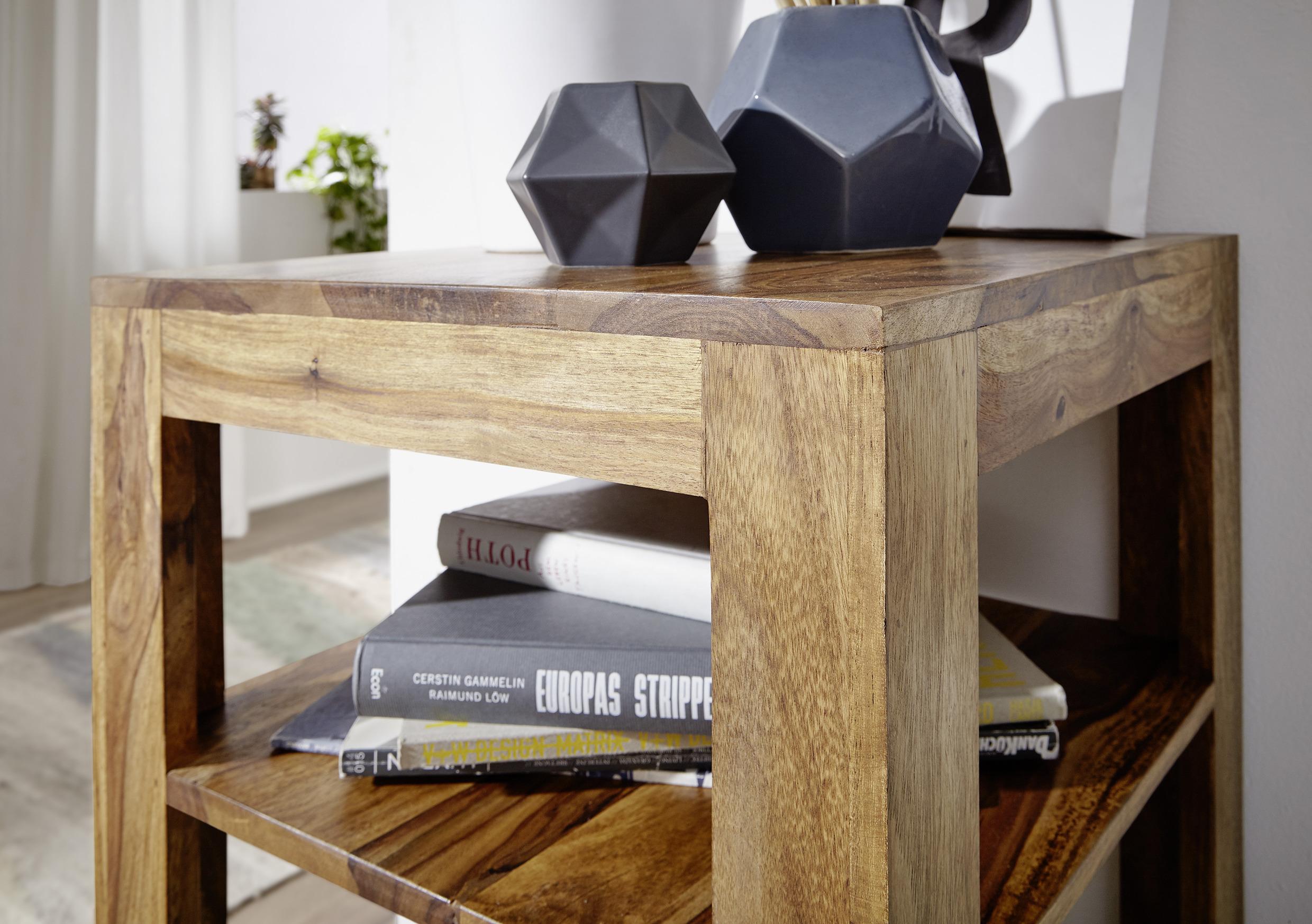 Standregal Massivholz Mumbai B 44cm, Sheesham - Sheeshamfarben, MODERN, Holz (44/80/44cm) - MID.YOU