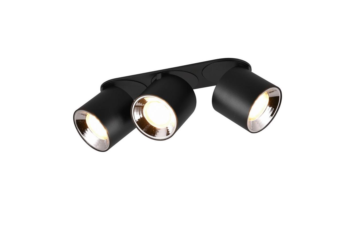 Strahler 651000332  Guayana - Schwarz, Basics, Metall (27,3/12,0/8,7cm) - Trio Leuchten