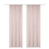 Fertigvorhang Softy 2er Set - Rosa, Basics, Textil (140/160cm)