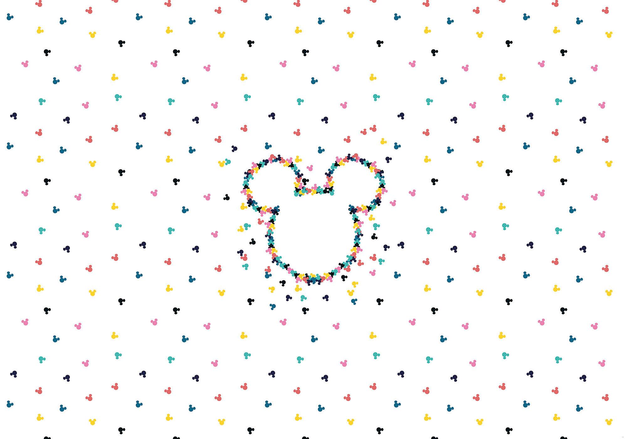Fototapete Mickey Heads-Up - Multicolor, Trend, Textil (400/280cm)