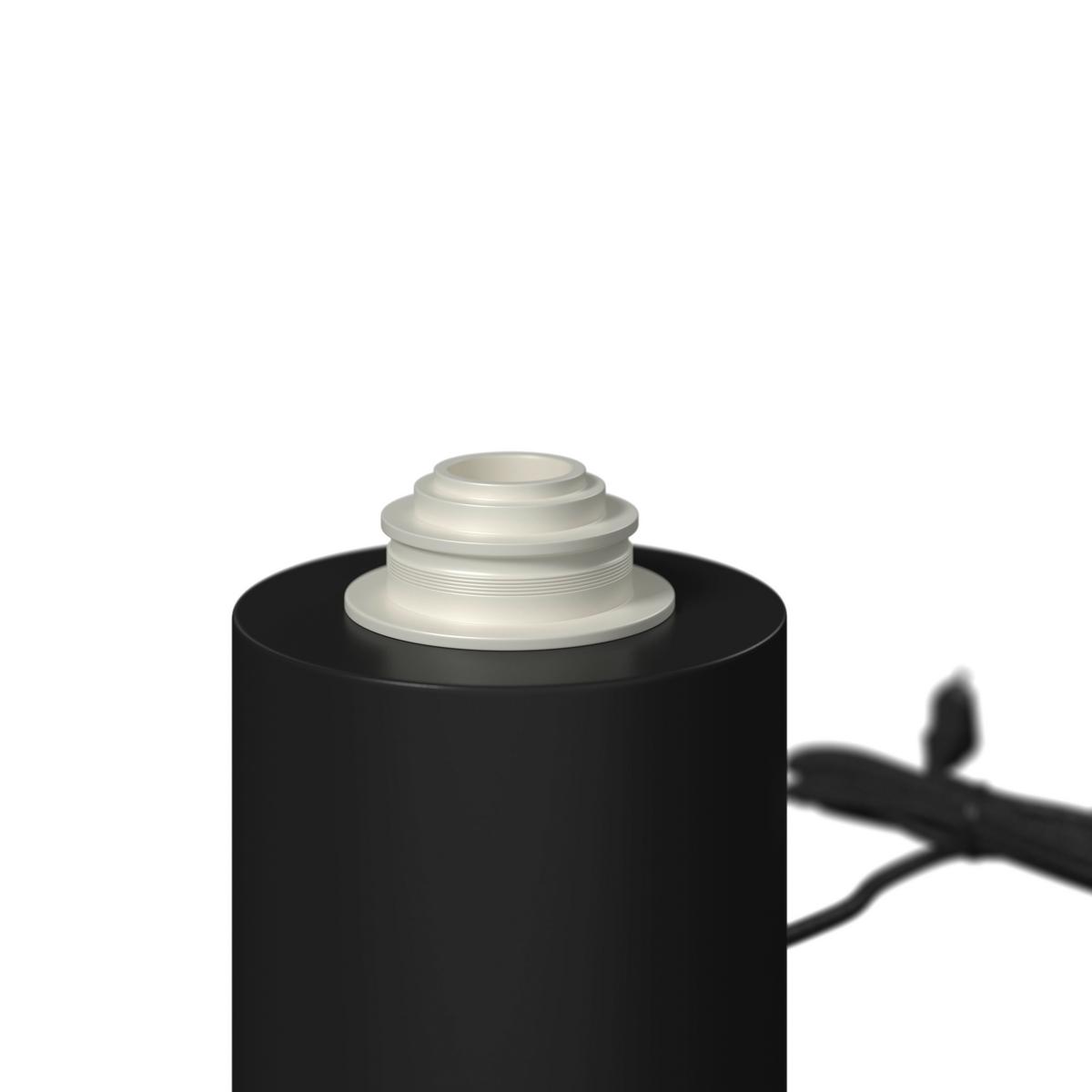 STOLNÁ LAMPA CARLA - čierna, Modern, kov (22,5/22cm) - Bessagi Home