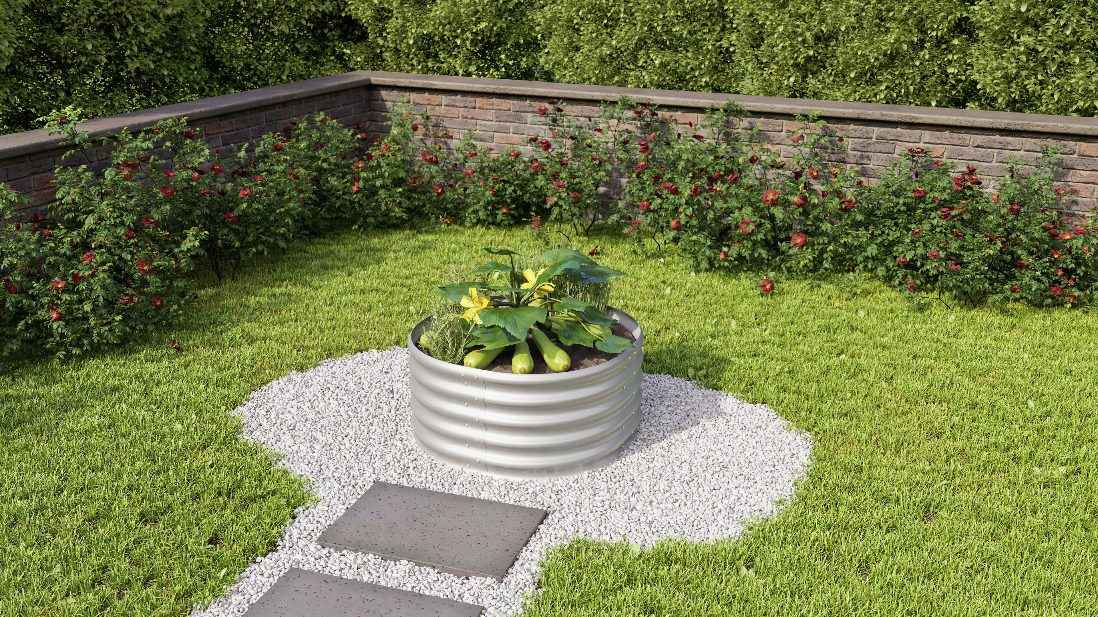 Hochbeet Vita 401 B/h/t: 82,1x40,1x82,1 Cm - Alufarben, Basics, Metall (82,1/40,1/82,1cm)