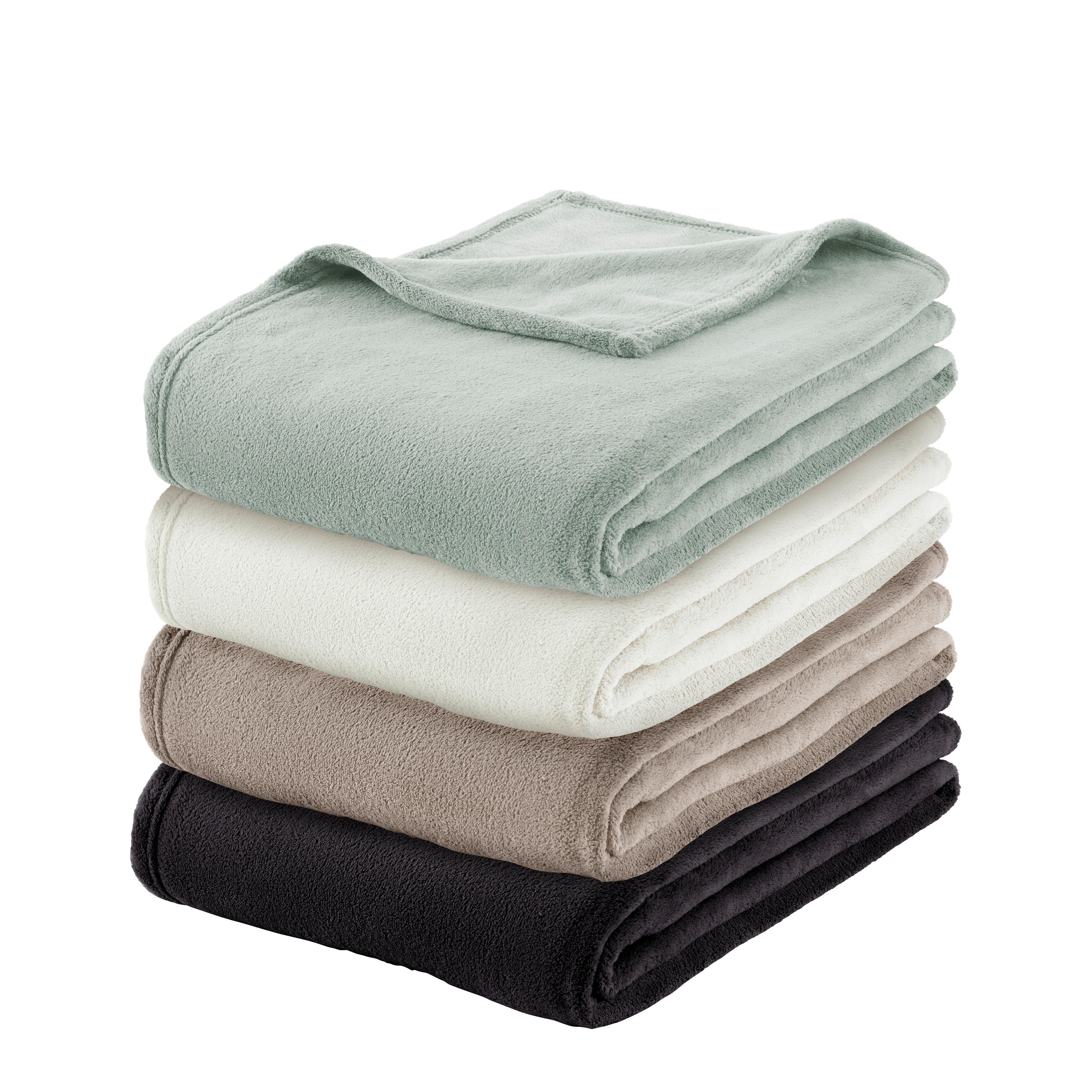Mäkká deka Kuschelix, 140/200cm, zelená - šalviovozelená, textil (140/200cm) - Modern Living