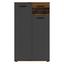 Kommode Justus B: 60 cm Anthrazit - Dunkelbraun/Anthrazit, MODERN, Holzwerkstoff/Kunststoff (60/102/30cm) - MID.YOU Kommode Justus B: 60 cm Anthrazit - Dunkelbraun/Anthrazit, MODERN, Holzwerkstoff/Kunststoff (60/102/30cm) - MID.YOU
