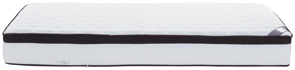 Taschenfederkernmatratze Pluma Coco 120x200 cm H3 H: 27 cm - Weiß, Textil (120/200cm) - Ele