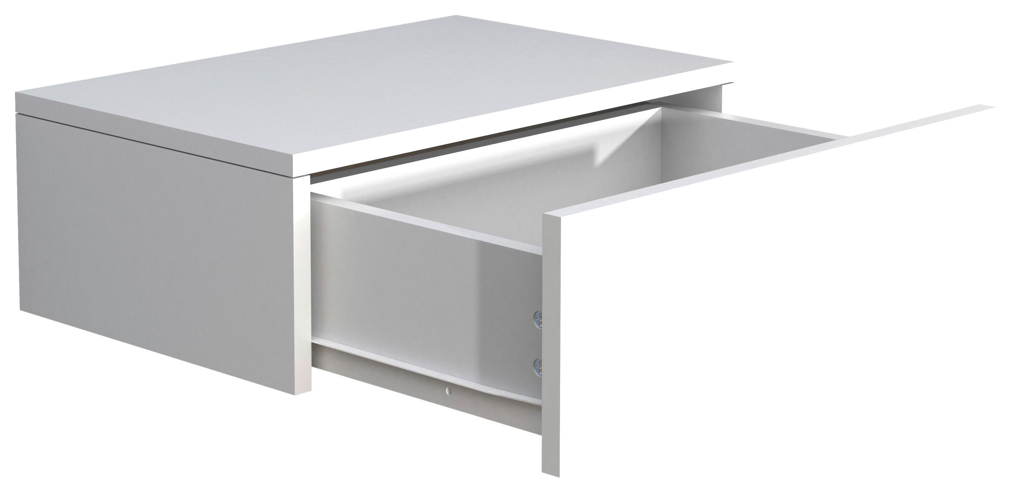 Nachtkästchen USAl M B: 45 cm Weiß