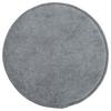 Sitzkissen Campino Anthrazit Ø 38 cm Polyester - Anthrazit, MODERN, Textil (38/2,5cm) - Luca Bessoni