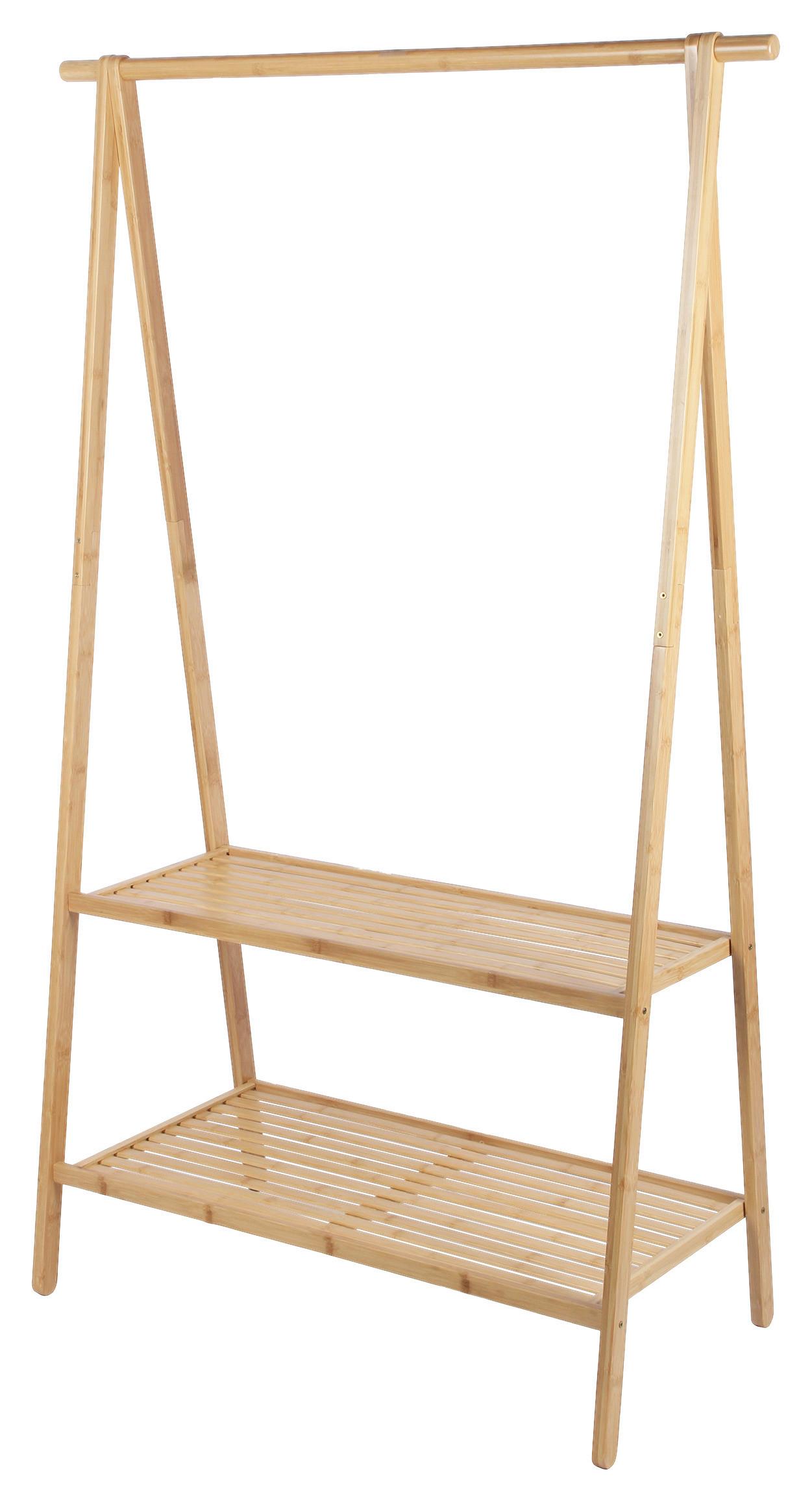 Kleiderständer Nizza - Naturfarben, MODERN, Holz (101/160/45cm)