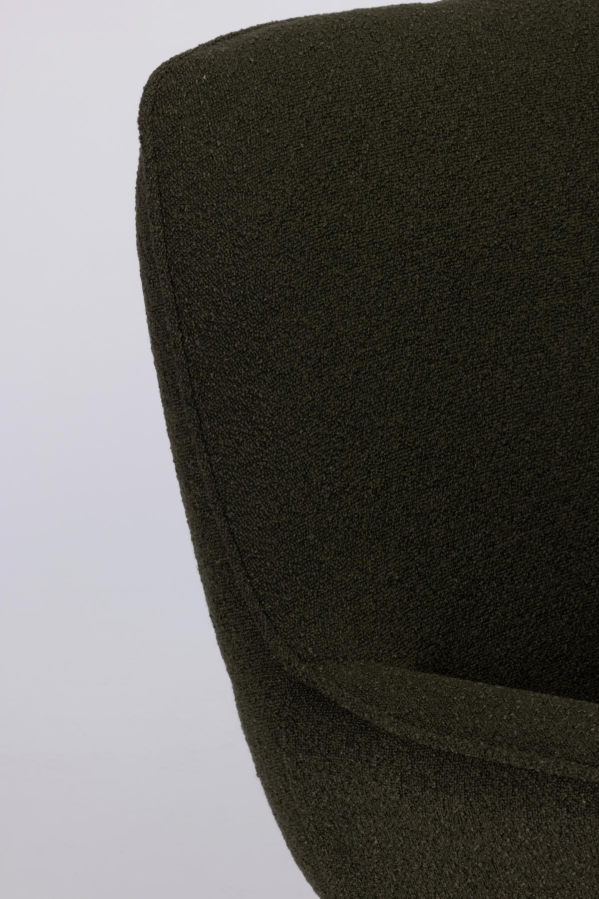Relaxsessel Ramo Dunkelgrün B: 69 cm - Dunkelgrün/Schwarz, Basics, Textil/Metall (69/77/72cm) - Livetastic