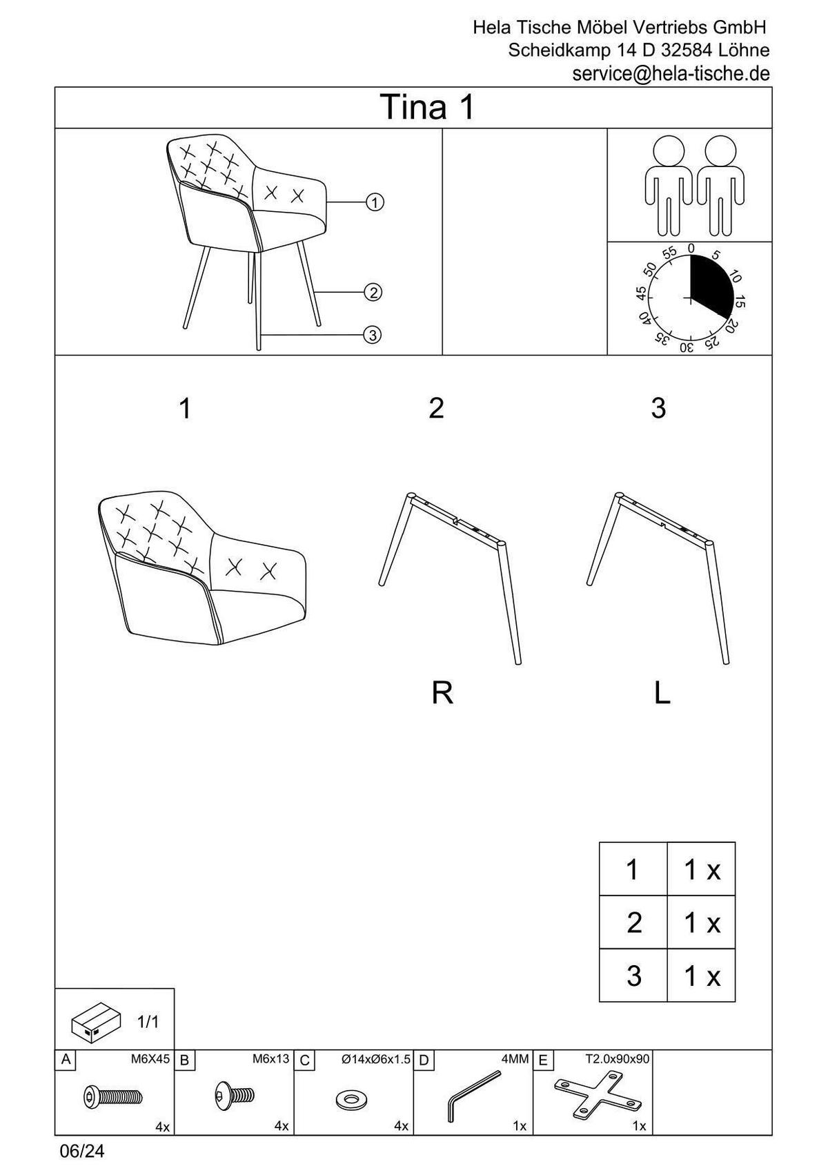 Tischgruppe Jennifer G - Weiß Hochglanz/Anthrazit, MODERN, Holzwerkstoff/Textil (140/76/80cm) - MID.YOU