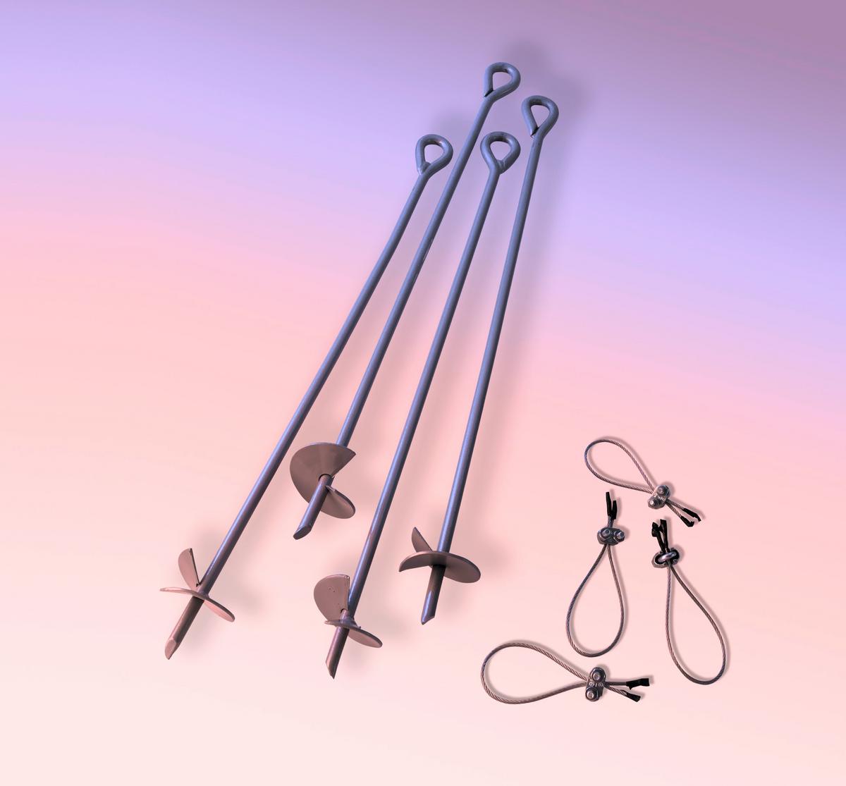 Erdanker Shelterlogic - Silberfarben, Basics, Metall (69cm)