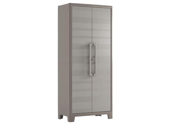 Kunststoffschrank Gulliver Multispace 80cm Beige - Sandfarben, KONVENTIONELL, Kunststoff (80/182/44cm) Kunststoffschrank Gulliver Multispace 80cm Beige - Sandfarben, KONVENTIONELL, Kunststoff (80/182/44cm)