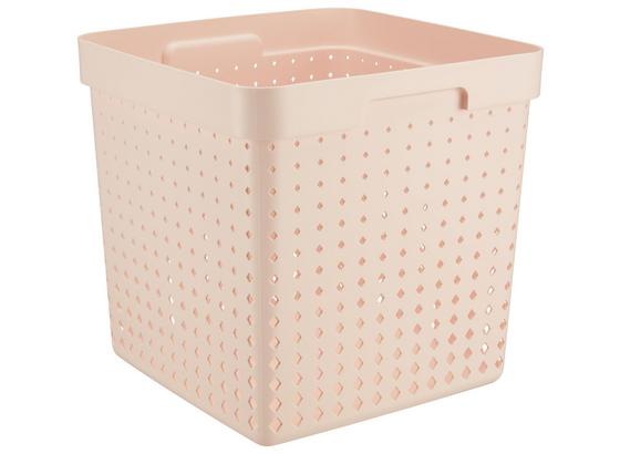 Regálový Košík Seoul - Xl - ružová, Konvenčný, plast (29,6/29,6/29,6cm) Regálový Košík Seoul - Xl - ružová, Konvenčný, plast (29,6/29,6/29,6cm)