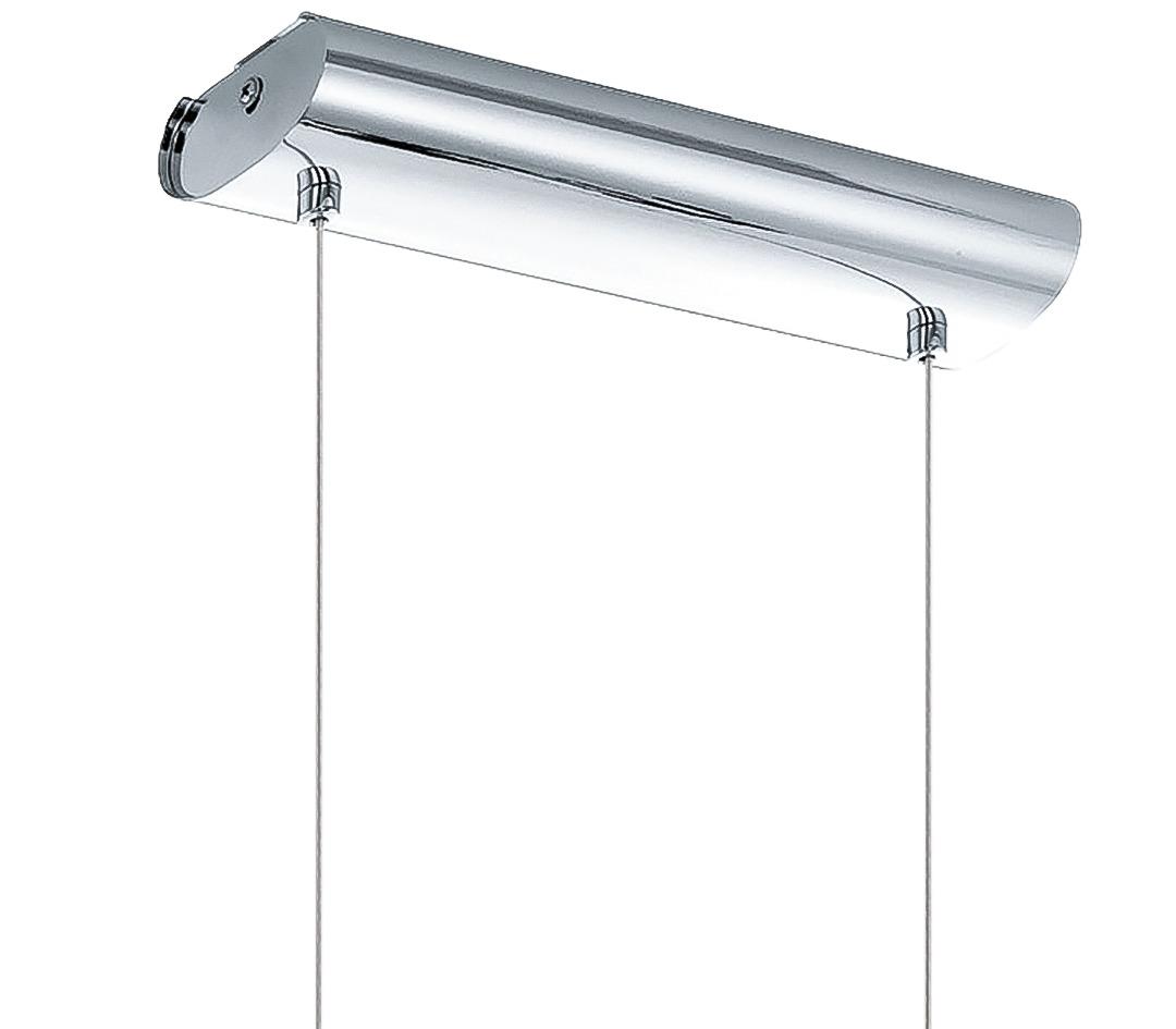 LED-Hängeleuchte Trevelo H: 110 cm 1-Flammig Klarglas