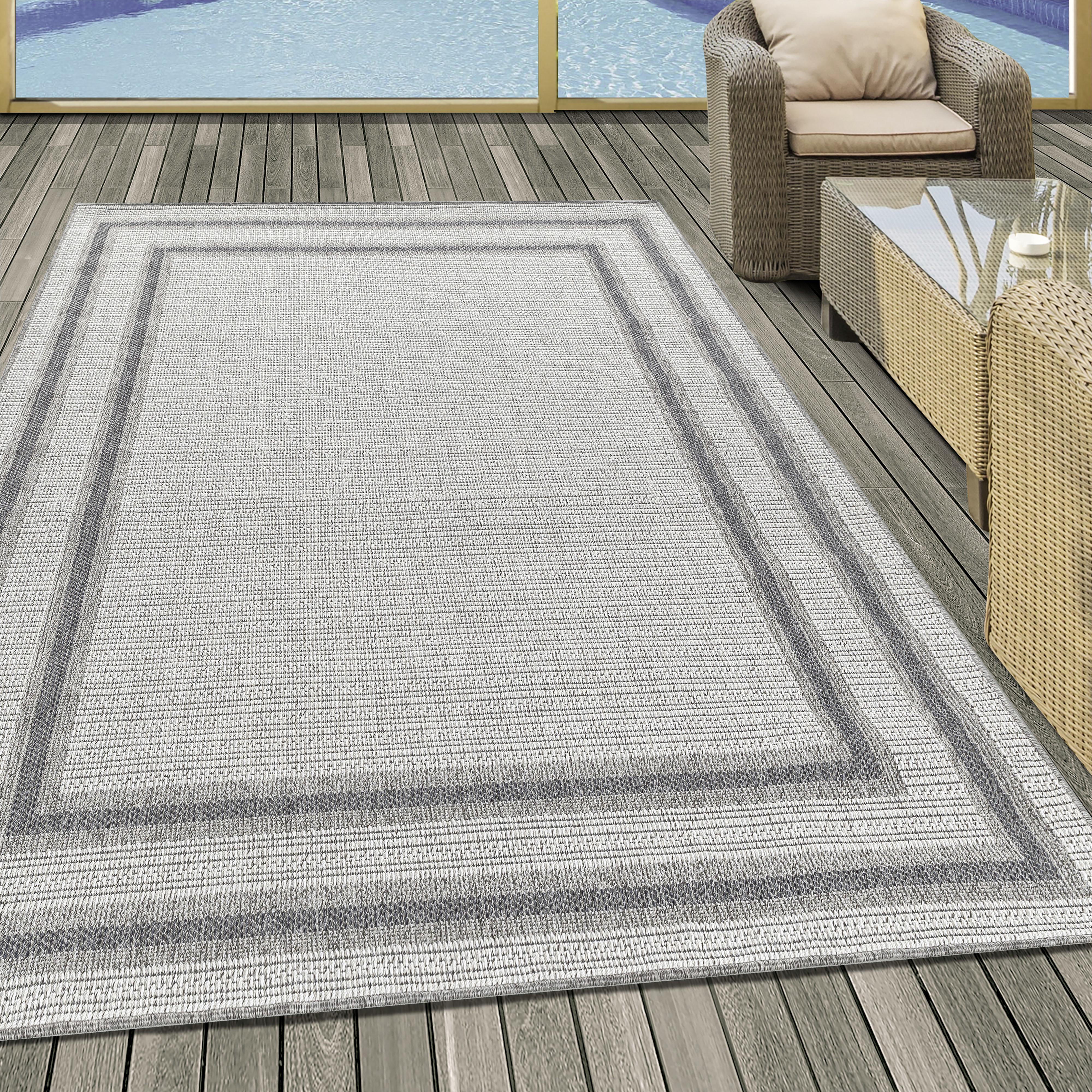 Flachwebteppich Aruba - Creme, Design, Textil (60/100cm)
