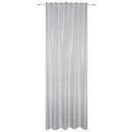 Vorhang mit Schlaufen und Band Natascha 135x245 cm Grau - Grau, ROMANTIK / LANDHAUS, Textil (135/245cm) - James Wood