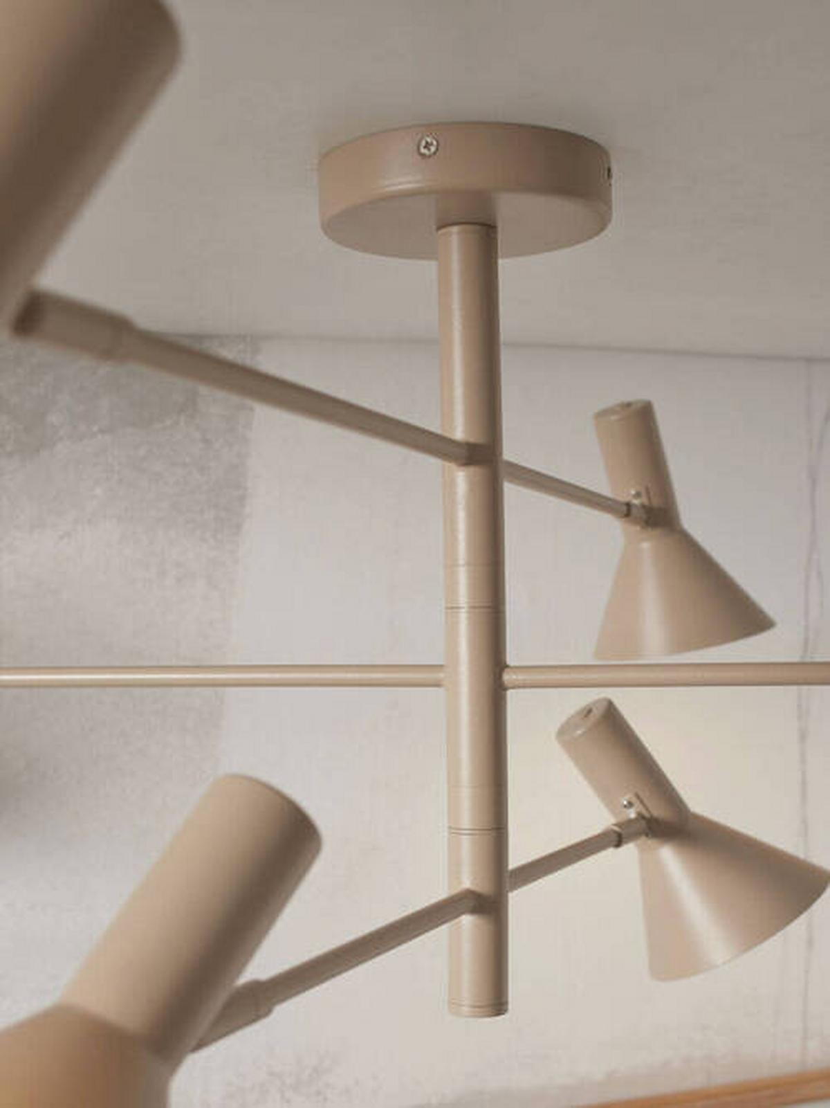 Deckenleuchte Izmir - Grau, Trend, Metall (124/40cm) - It's about Romi
