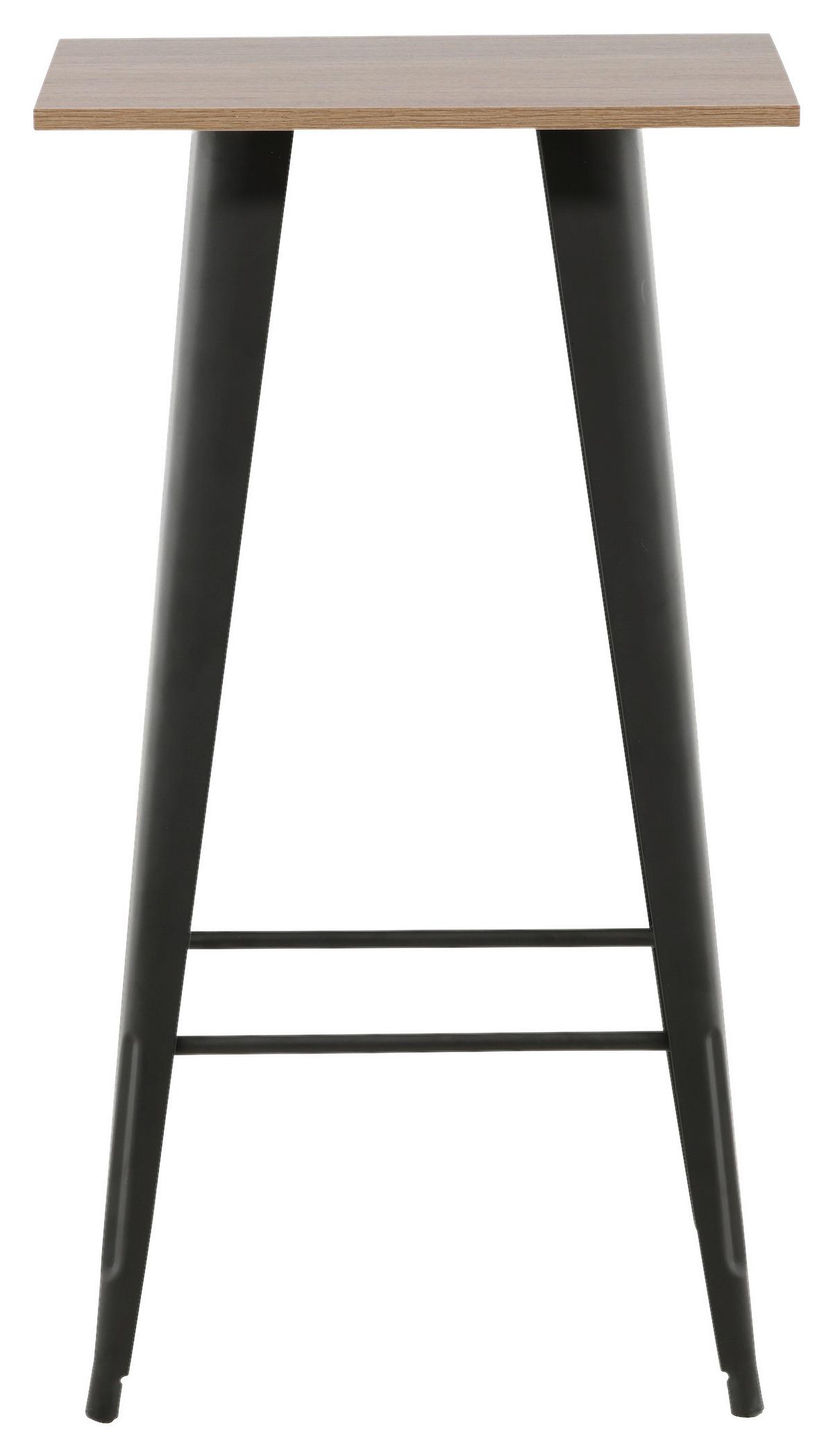 Barhocker Tempe - Beige/Schwarz, Design, Holzwerkstoff/Metall (60/105/60cm) - Livetastic