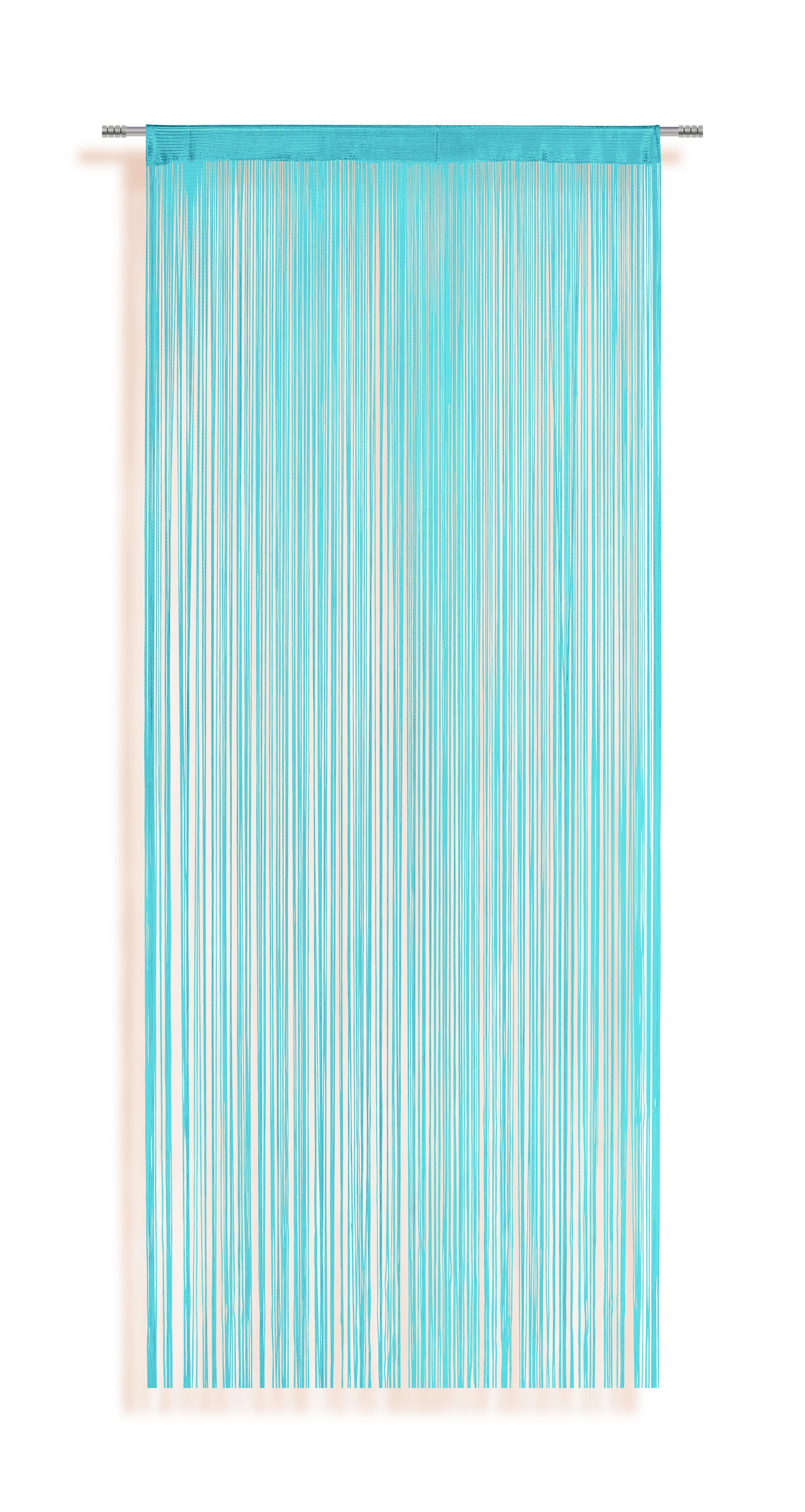 Zsinórfüggöny Marietta - világoskék, Konventionell, textil (90/245cm) - Best Price