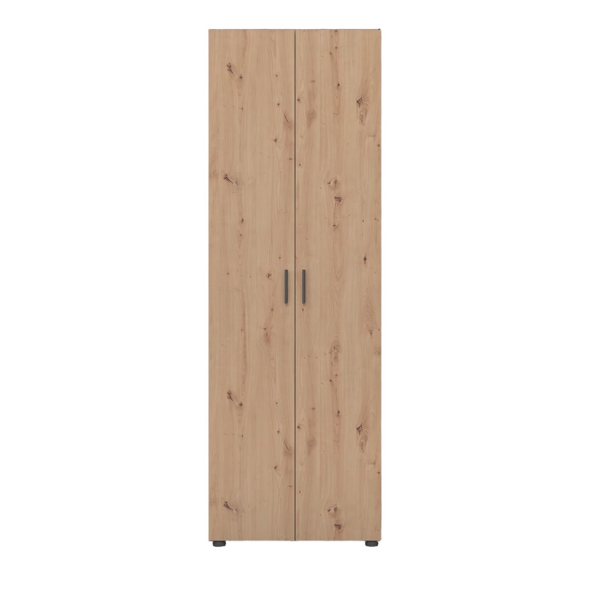 Garderobenschrank Charlie Eiche Artisan B: 60cm - Eiche Artisan, KONVENTIONELL, Holzwerkstoff (60/180/33,6cm)