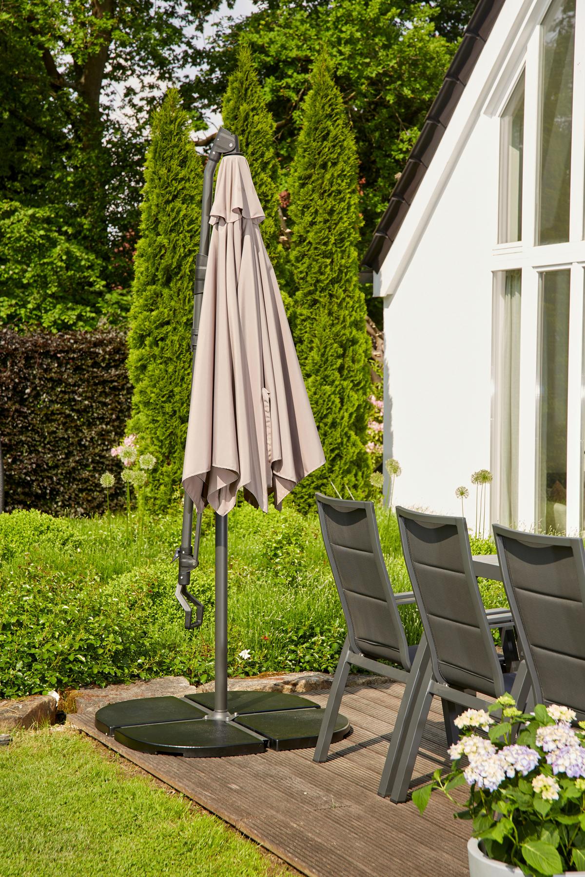 Schirmständer Metall C21165 - Anthrazit, KONVENTIONELL, Metall (100/6/100cm) - Siena Garden